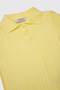 Baby Girl Collared Short Sleeve Yellow Knitwear - 3