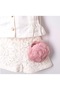 Girl's Two-Piece Set with Vest, Laced Shorts, and Gift Bag - 6