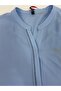 Plus Size Viscose Shirt with Stone Detail on the Judge Collar - 5