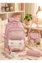 Waddell Primary School - Middle School Luxury Quality Fabric Twillnis Rain-Proof Sweet Girl's Bag Lunch Bag and Pencil Case 3-Piece Set - 8