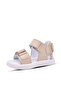 Nova Girl's Genuine Leather Beige Sandals - 5