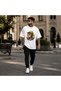 A Quality Men's Premium Street Art Monkey Oversized T-Shirt