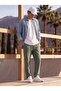 Basic Green Trousers with Narrow Legs