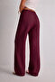 Bubble Fabric Loose Wide Leg Relaxed Fit Women's Sweatpants - 3