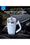 Temp Guard Vacuum Insulated Travel Mug – 180° Rotating Handle, 24H Cold & 12H Hot Retention, Leak-Proof Lid, 950ml - 4