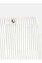 72696 Mid-Waist Wide Leg Trousers-Ecru - 7