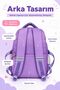 3-Piece Primary School Bag Set: Girls' Backpack + Foil-Lined Lunch Bag + Pen Holder - 8