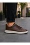 Terra Brown Men's Laser Cut Fusped Comfortable Sole Daily Casual Shoes - 3
