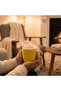 Yellow & White Ceramic Coffee Mug — 400 ml | Matte Finish | Everyday Luxury - 3