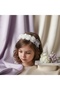 Flower Detailed Baby Hair Band - Princess Model Hair Accessory - 6