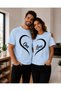Unisex Oversize T-Shirt One Love Printed 100% Cotton T-Shirt Comfortable Fit (Single Item Price)
