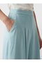 Trendlucky Loose Fit Women's Pleated Fabric Pants with a Difference in Color - 3