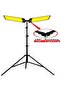 amping Light Double Plate, 6000K Pure White, Adjustable Tripod 0.85m to 3.5m, with Remote Control, Multiple Power Options - 2