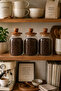Set of 3 1200 ml Acacia Lid Glass Jars Coffee Storage Container Kitchen Jar with Wooden Lid - 2