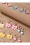 Pack of 15 - Colorful Assorted Earrings - 5