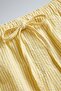 Striped Elastic Waist Wide Leg Woven Trousers - 6