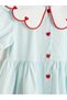 Peak New Season Embroidered Baby Collar Girl's Poplin Dress - 4