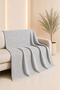 Cotton Multi-Purpose Sofa Cover – Zigzag Patterned Sofa Shawl, Sofa Bed Cover, Tv Blanket, Decorative, Stylish and Durable -170X210 cm - 2