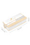 5 Pieces Under-The-Bed Storage Bags with Windows - Striped Multi-Purpose Pillow Clothing Storage Organizer 70X32X20 - 5