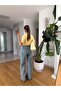 Asymmetrical Buttoned Washed Jeans - 3