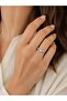 Eliza Shine Shiny Marquise Cut Stylish Ring with Brilliant Stones