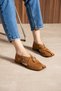 Cooper Genuine Leather Suede Women's Sandals with Buckle, Casual Comfortable Shoes - Babet - 3