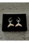 Steel Inoxidable Gold Silver Earrings |   Gift Boxed - 3