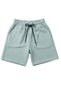 Cotton 2 Pcs Boy's Shorts Set Solid Color Shark Shark - 2