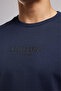 Oswald Men's Regular Fit 100% Cotton Printed Crew Neck T-Shirt Blue - 4