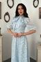 Bow-Tie Patterned Long Dress - 3