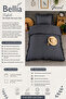 Bellia |   Ruffled Single Duvet Cover Set |   Pillowcase |   Duvet Cover |   Bedspread |   Dowry |   Sleeping Set - 160 X 220 cm - 5