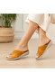 Genuine Leather Women's Slippers Orthopedic Sole Daily Comfortable Stylish Design - 3
