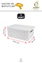 4-Piece Storage Box with Lid 4 Lt Multi-Purpose Organizer Bathroom Kitchen Cabinet Organizer - 3