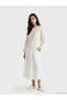 Ecru Boat Neck Women's Knitwear Sweater from Güli̇s Gi̇yi̇m - 5