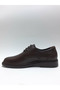 Genuine Leather Lace-Up Light Sole Brown Classic Summer Men's Shoes - 3