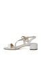 26S-325 White Women's Heeled Sandals - 3