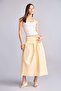 A-Line High Waist Poplin Midi Skirt F7993Ax26Sp - 2