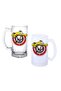 Simpson Duff Beer Glass with Handle, Frosted or Transparent Option 0203