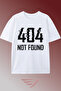 Unisex Not Found Printed Oversize Fit Comfortable Fit T-Shirt and Shorts Set - 4