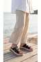 Round Three-Stripe Gold Buckle Detailed High Heeled Comfortable Women's Summer Slippers Sandals - 5