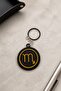 Virgo Zodiac Sign Keychain – Minimalist Zodiac Themed Keychain
