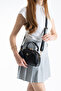 Black Scarf Detailed Shoulder and Crossbody Women's Bag - 3