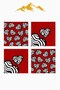 Digital Printed Soft Textured 4-Piece Throw Pillow Cover Set Krl0140 - 3