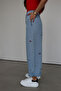 Colorful Floral Embroidered Jeans - 3