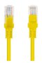 Cablu de patch UTP cat.5e 0,25m ≈º√≥≈Çty