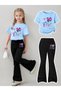 Girl's Spanish Style Leggings and T-Shirt Set