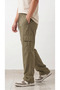 Men's Khaki Parachute Fabric Commando Pocketed Clip-On (Adjustable Leg) Baggy Sweatpants - 6
