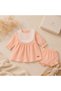 Baby Girl Summer Clothes Muslin Smocked Shorts Set