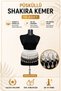 3809 Women's Şakira Belt - Tasseled Beaded Oriental Belt - Dancer's Belt - Dress Skirt Matching Tasseled Waist Belt (10 Pieces) - 3