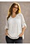 Inner Outerwear with Inner Lycra, Lace, Stylish Blouse with Foldable Sleeves